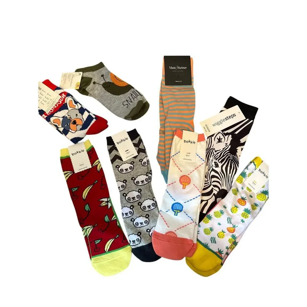 SOCKS - NEW WITH TAGS - BOKKIE - 8 pairs